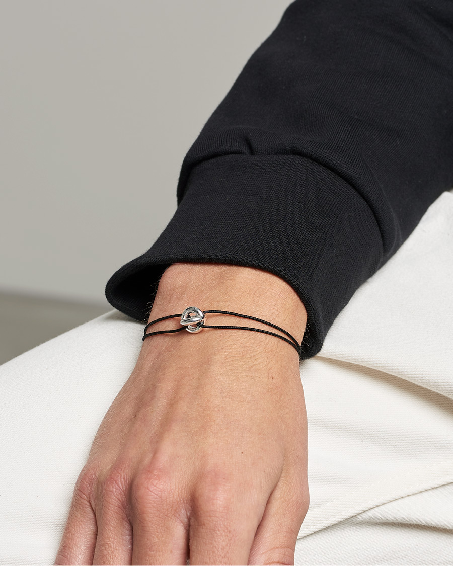 Men | Jewellery | LE GRAMME | Entrelacs Cord Bracelet Sterling Silver 3g