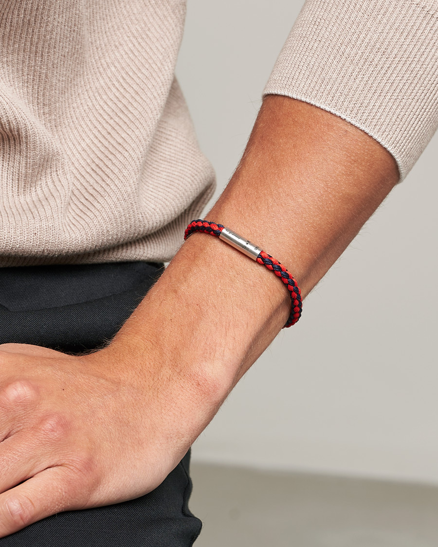 Men | Jewellery | LE GRAMME | X Orlebar Brown Nato Bracelet Navy/Red