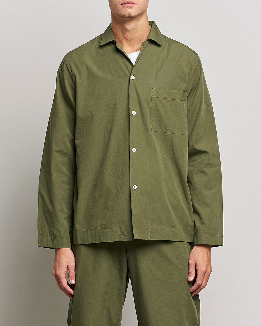 Men | Pyjamas & Robes | Tekla | Poplin Pyjama Shirt Willow
