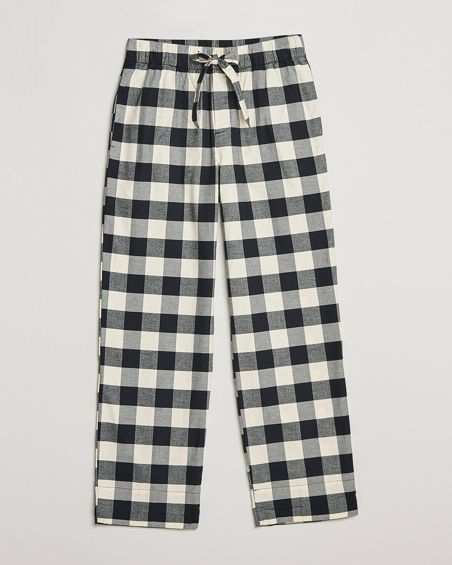 Men | Pyjamas & Robes | Tekla | Pyjama Pants Black Gingham
