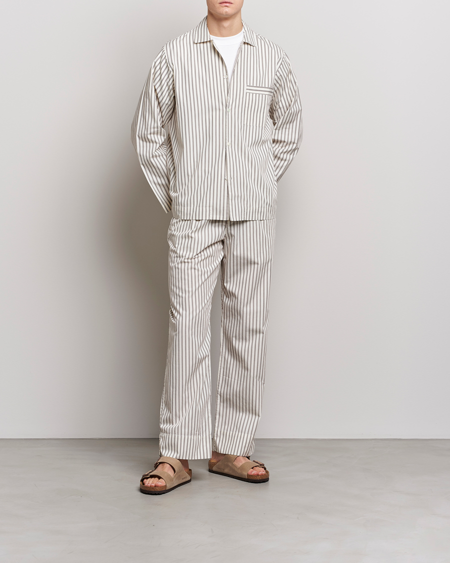 Men | Pyjamas & Robes | Tekla | Poplin Pyjama Pants Hopper Stripes