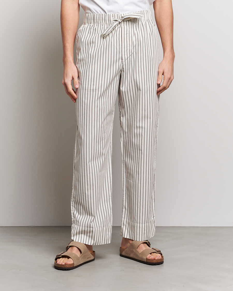 Men | Pyjamas & Robes | Tekla | Poplin Pyjama Pants Hopper Stripes