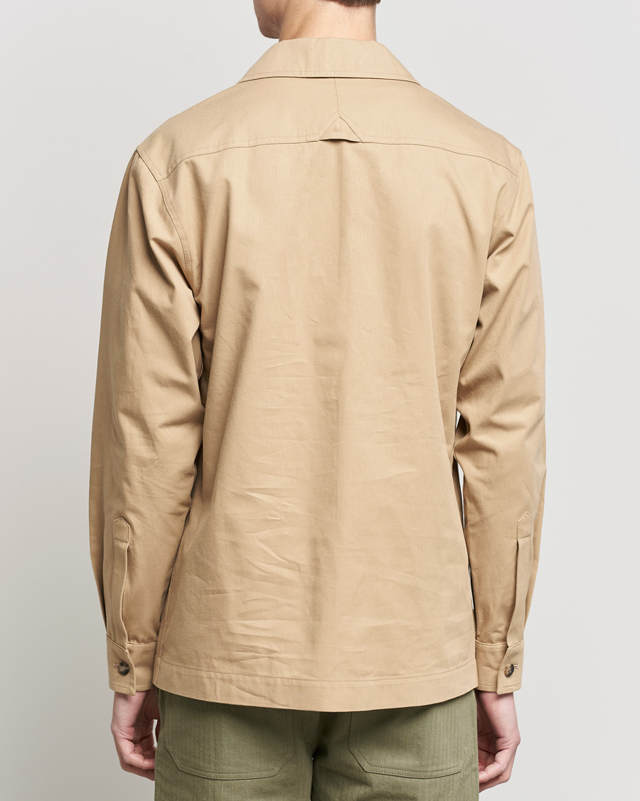 Men | Shirts | Private White V.C. | Half Zip Pullover Sand
