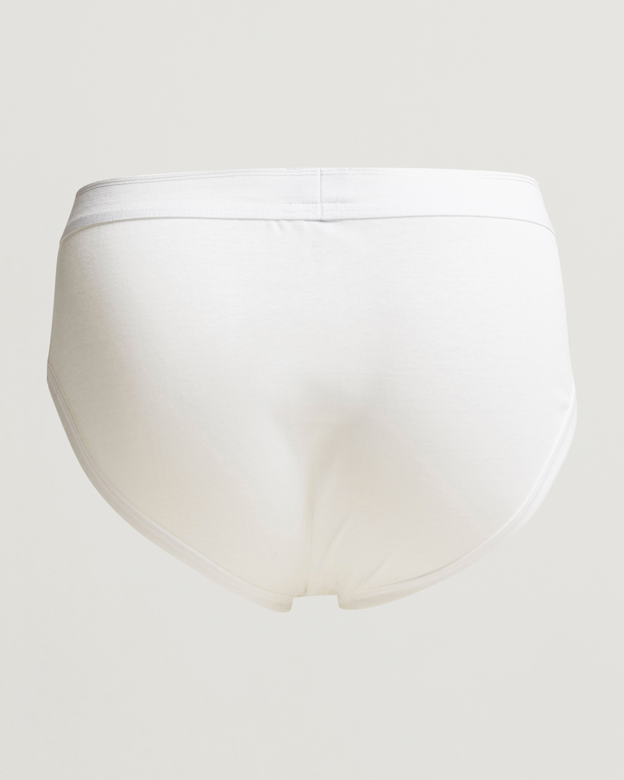 Men | Underwear & Socks | Zimmerli of Switzerland | Mercerized Cotton Briefs White