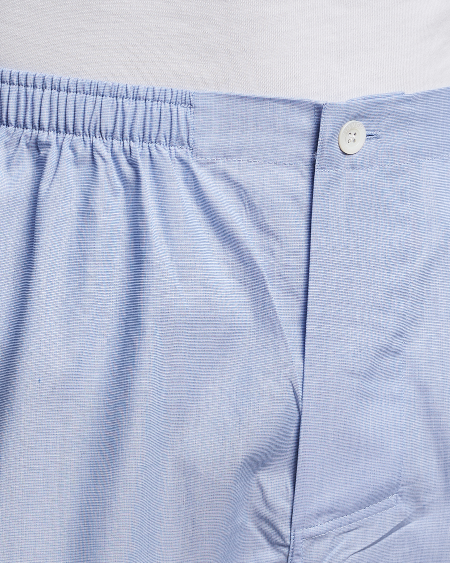 Men | Pyjamas & Robes | Zimmerli of Switzerland | Mercerized Cotton Pyjamas Light Blue