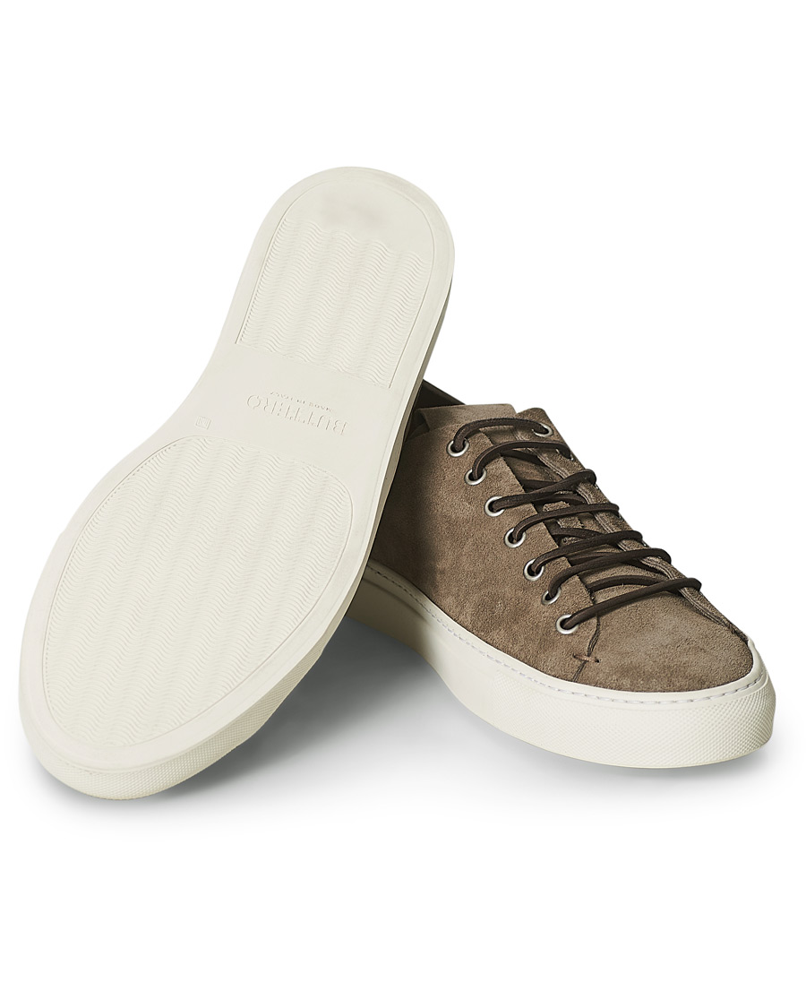 Men | Buttero Suede Sneaker Taupe | Buttero | Suede Sneaker Taupe
