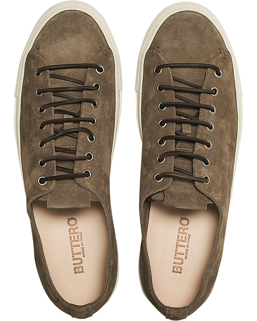 Men | Buttero Suede Sneaker Taupe | Buttero | Suede Sneaker Taupe