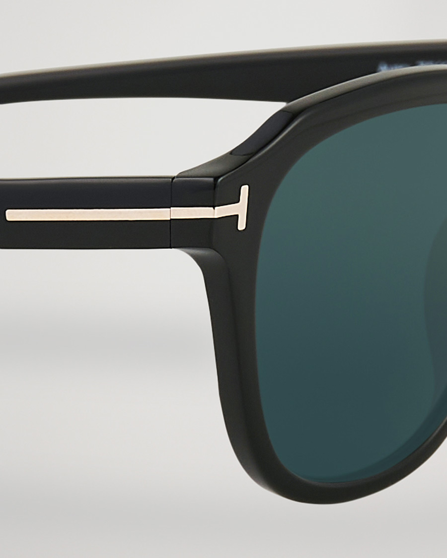 Men | Sunglasses | Tom Ford | Avery Sunglasses Shiny Black/Blue