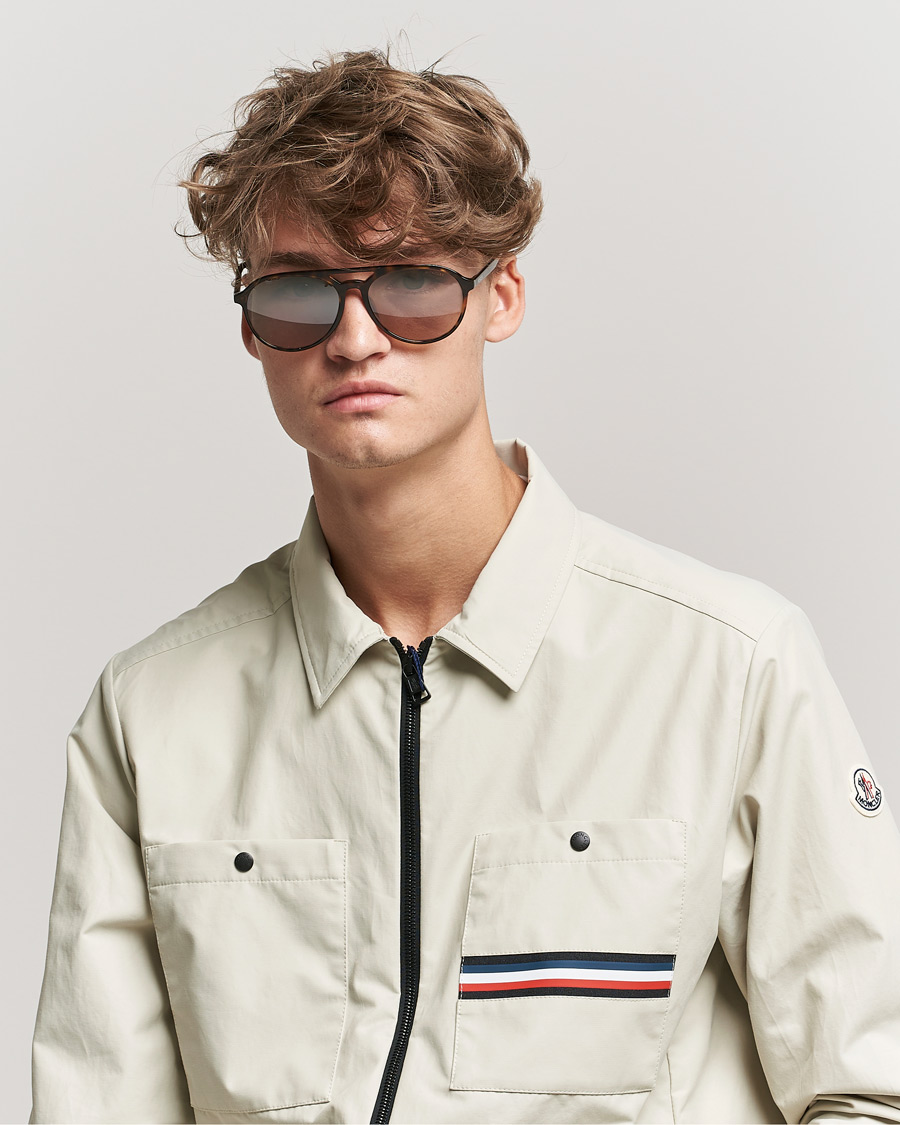 Men | Moncler Lunettes ML0228 Sunglasses Dark Havana/Roviex | Moncler Lunettes | ML0228 Sunglasses Dark Havana/Roviex