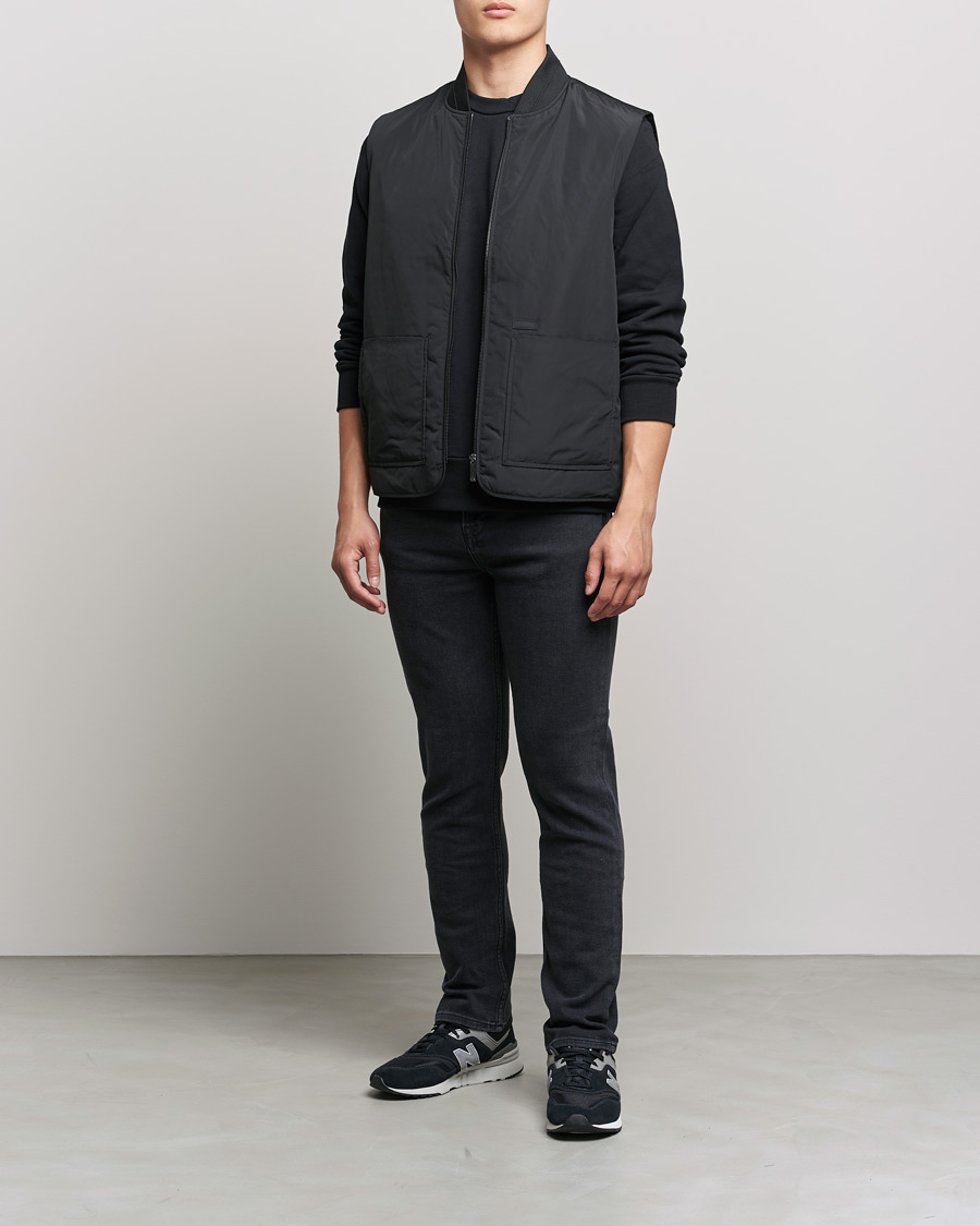 Men | Coats & Jackets | Calvin Klein | Super Lightweight Vest Black