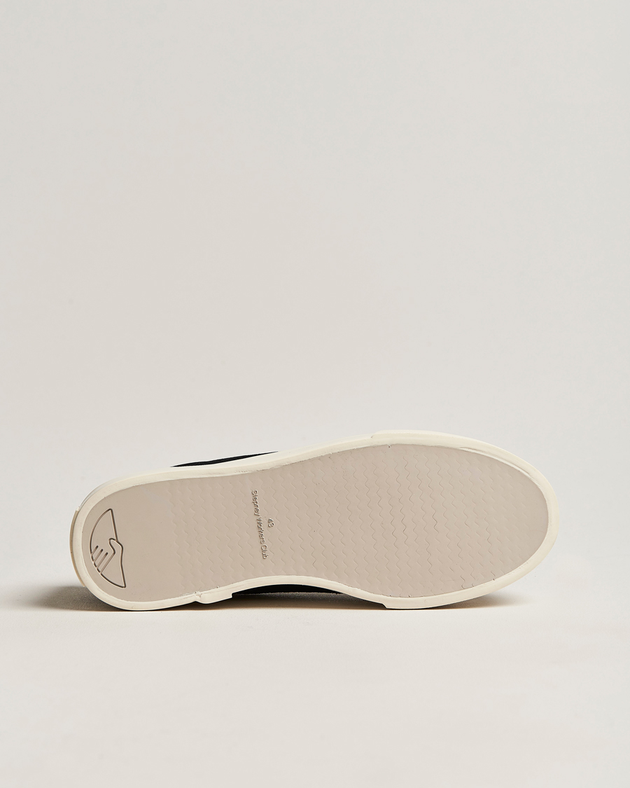 Men | Sneakers | Stepney Workers Club | Dellow Suede Sneaker Black/Ecru
