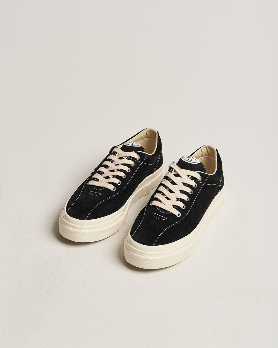 Men | Sneakers | Stepney Workers Club | Dellow Suede Sneaker Black/Ecru