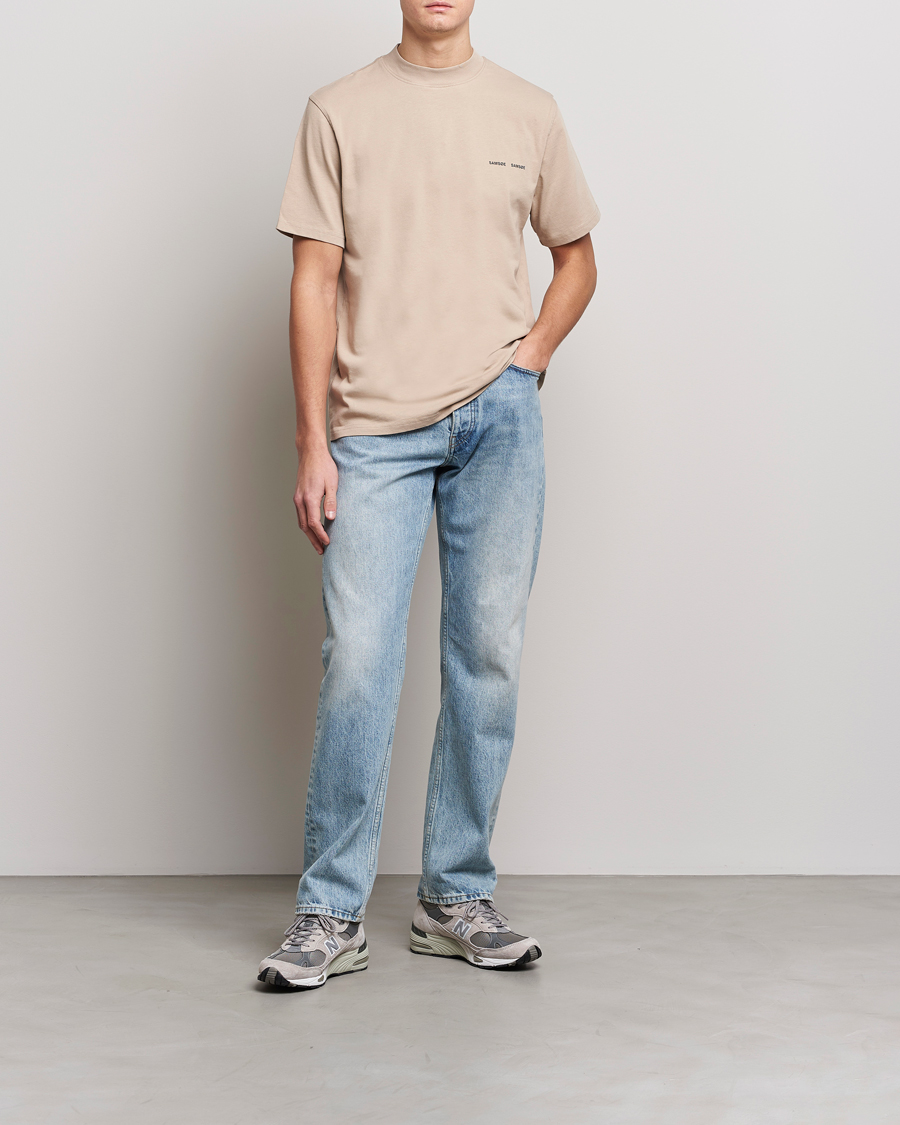 Men | T-Shirts | Samsøe Samsøe | Norsbro Organic Cotton Tee Pure Cashmere
