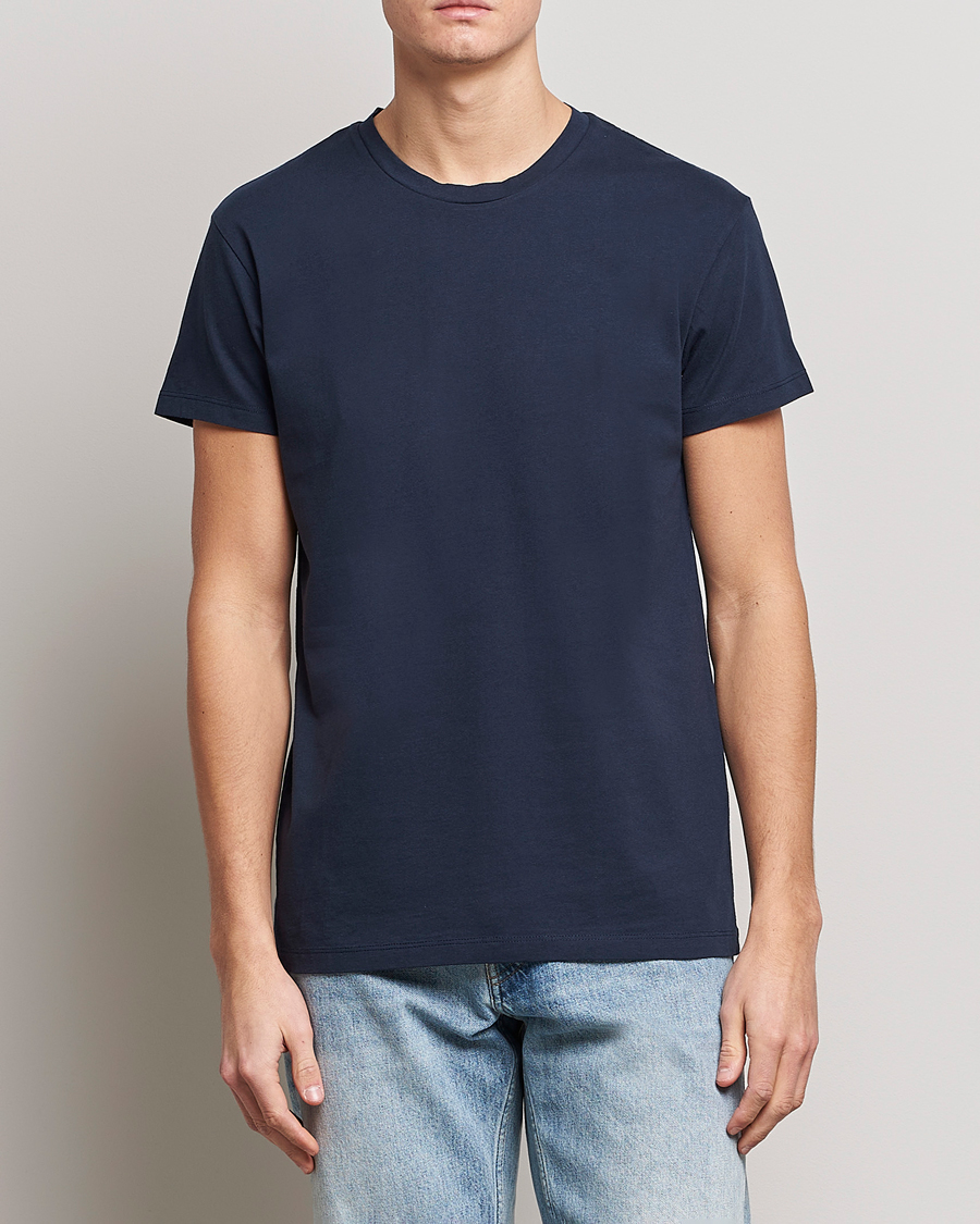 Men | T-Shirts | Samsøe Samsøe | Kronos Crew Neck Tee Total Eclipse