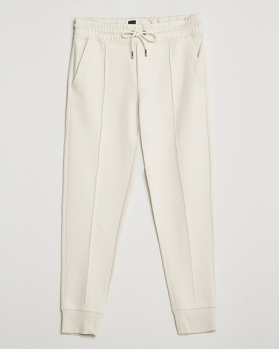 Men | Trousers | BOSS BLACK | BOSS Tailored Schiller Jersey Trousers Open White