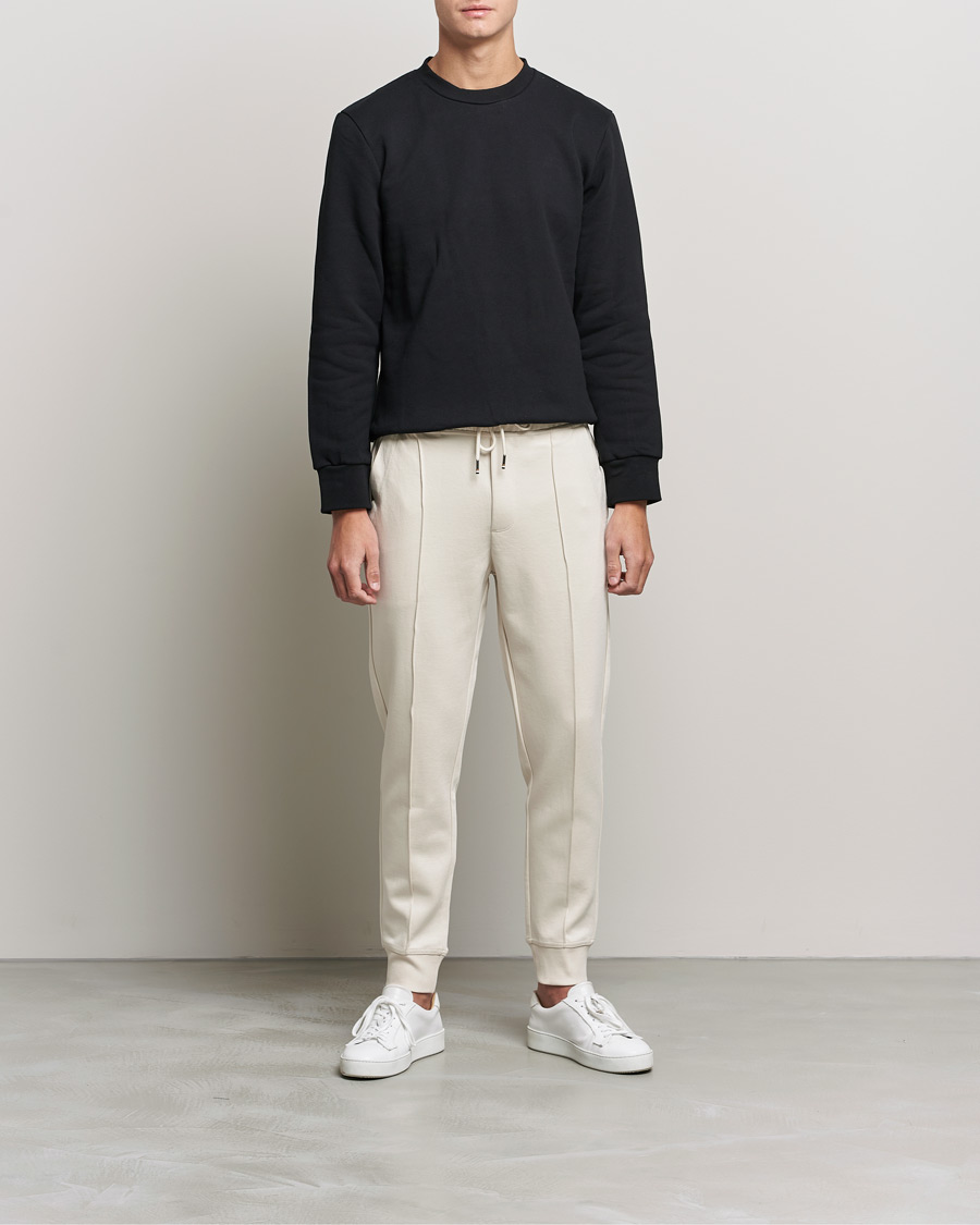 Men | Trousers | BOSS BLACK | BOSS Tailored Schiller Jersey Trousers Open White