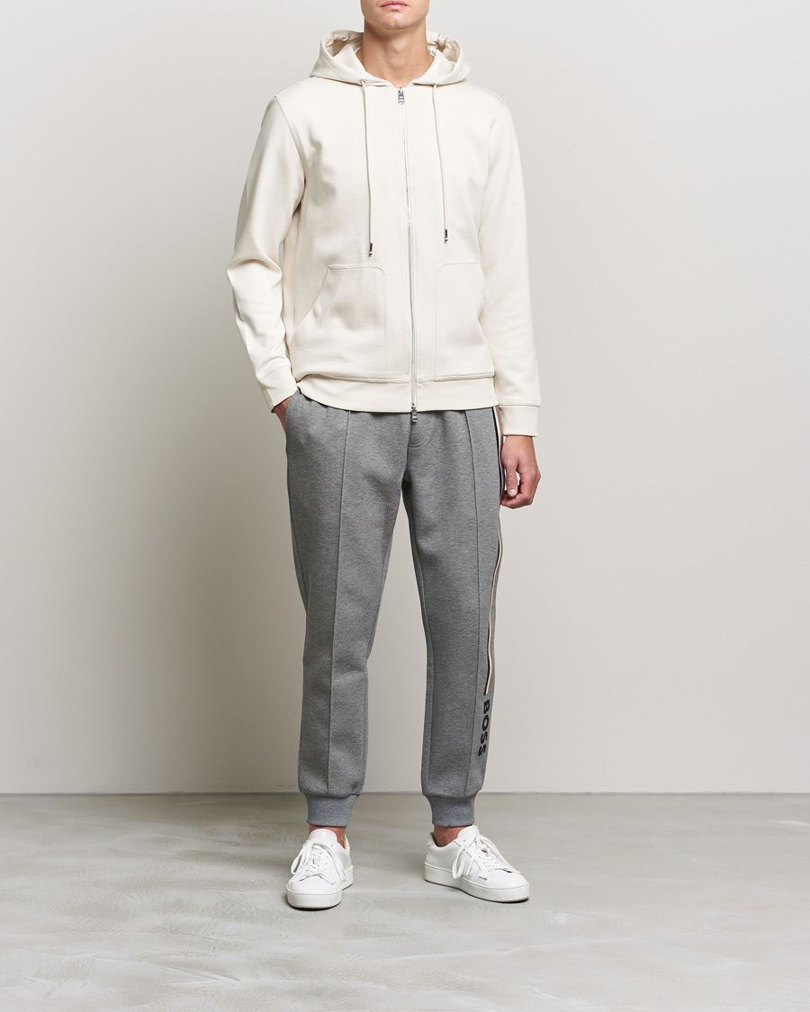 Men | Trousers | BOSS BLACK | BOSS Lamont Jersey Pants Medium Grey
