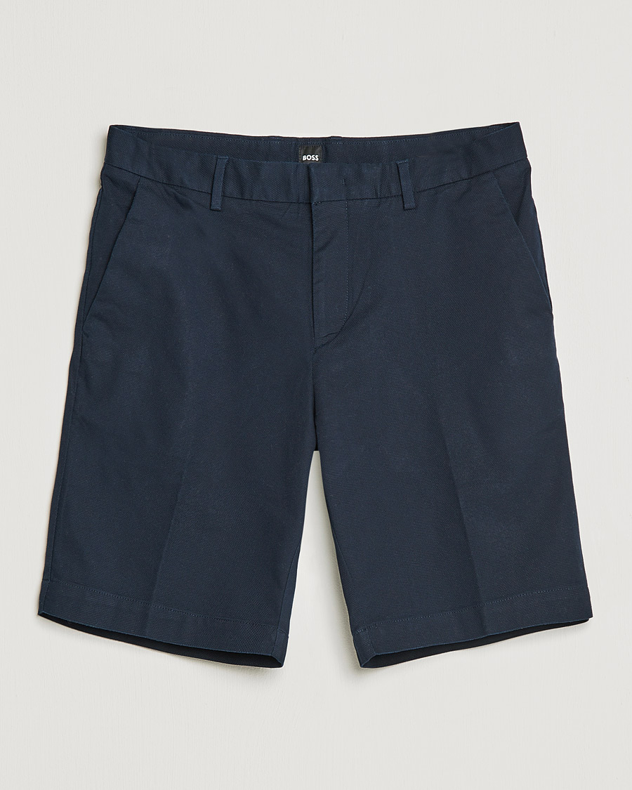 Men | Shorts | BOSS BLACK | BOSS Slice Chino Shorts Dark Blue
