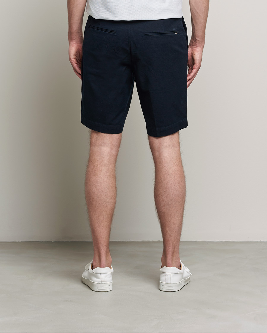 Men | Shorts | BOSS BLACK | BOSS Slice Chino Shorts Dark Blue