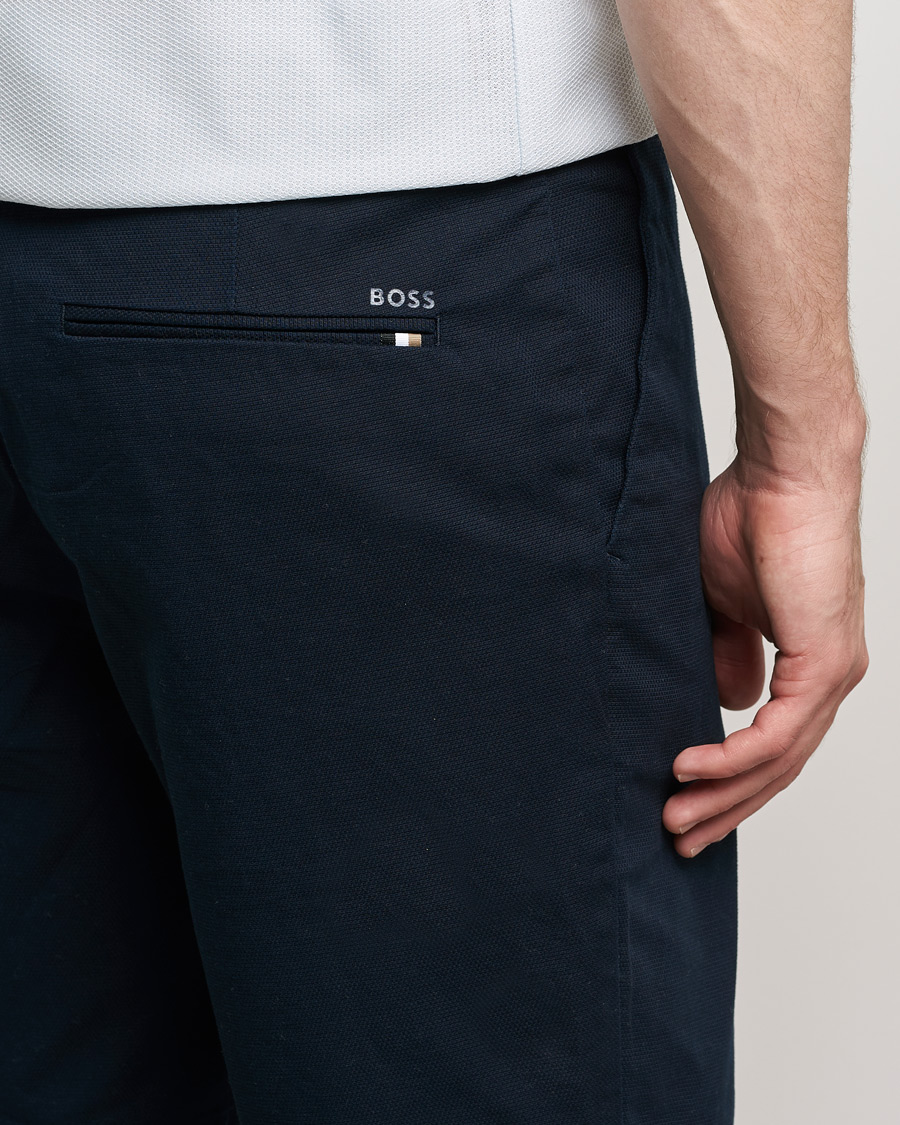 Men | Shorts | BOSS BLACK | BOSS Slice Chino Shorts Dark Blue