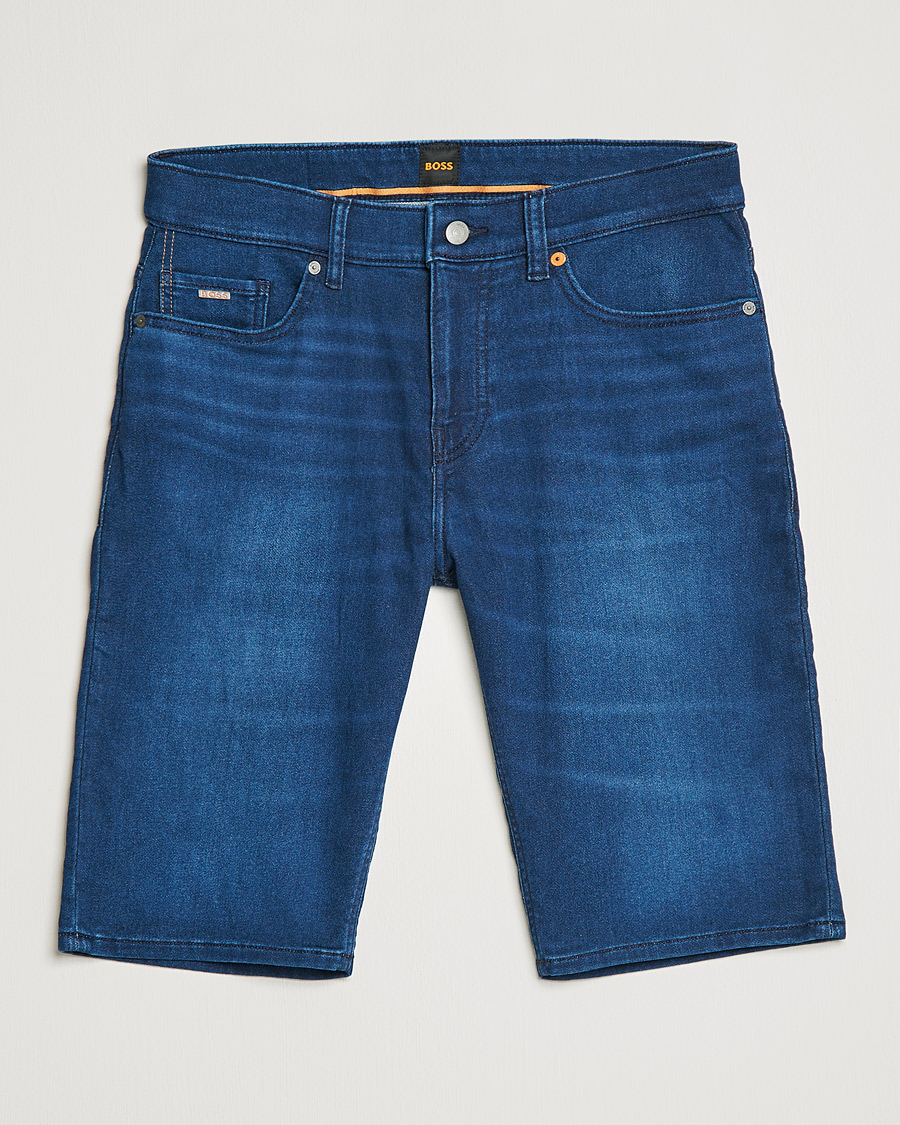 Men | Shorts | BOSS ORANGE | BOSS Casual Taber Denim Shorts Navy