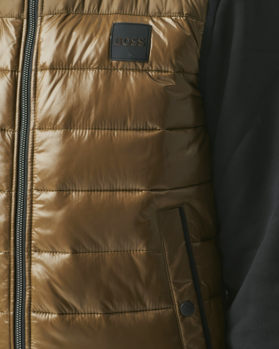 Men | Coats & Jackets | BOSS ORANGE | Odeno Down Vest Dark Green