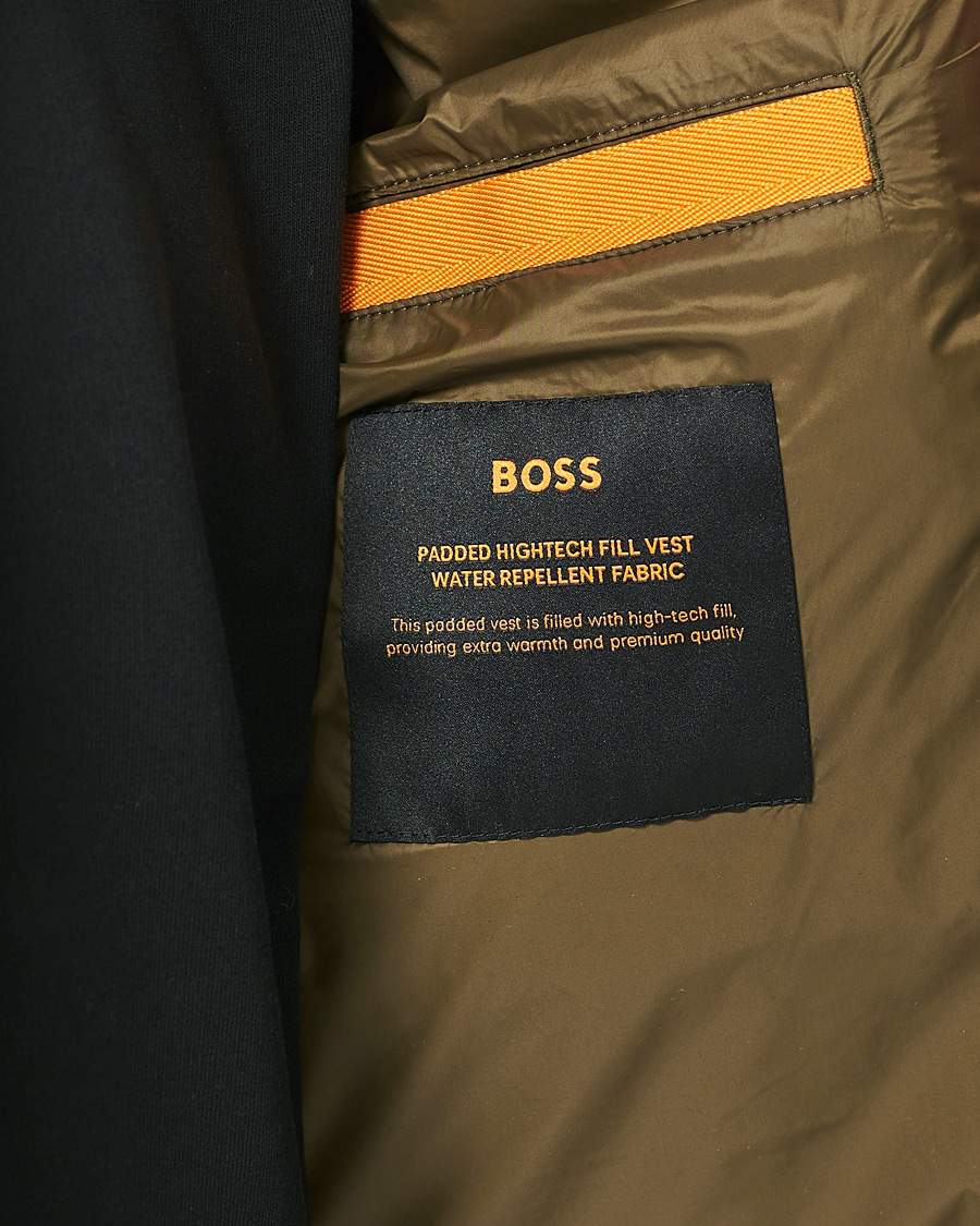 Men | Coats & Jackets | BOSS ORANGE | Odeno Down Vest Dark Green