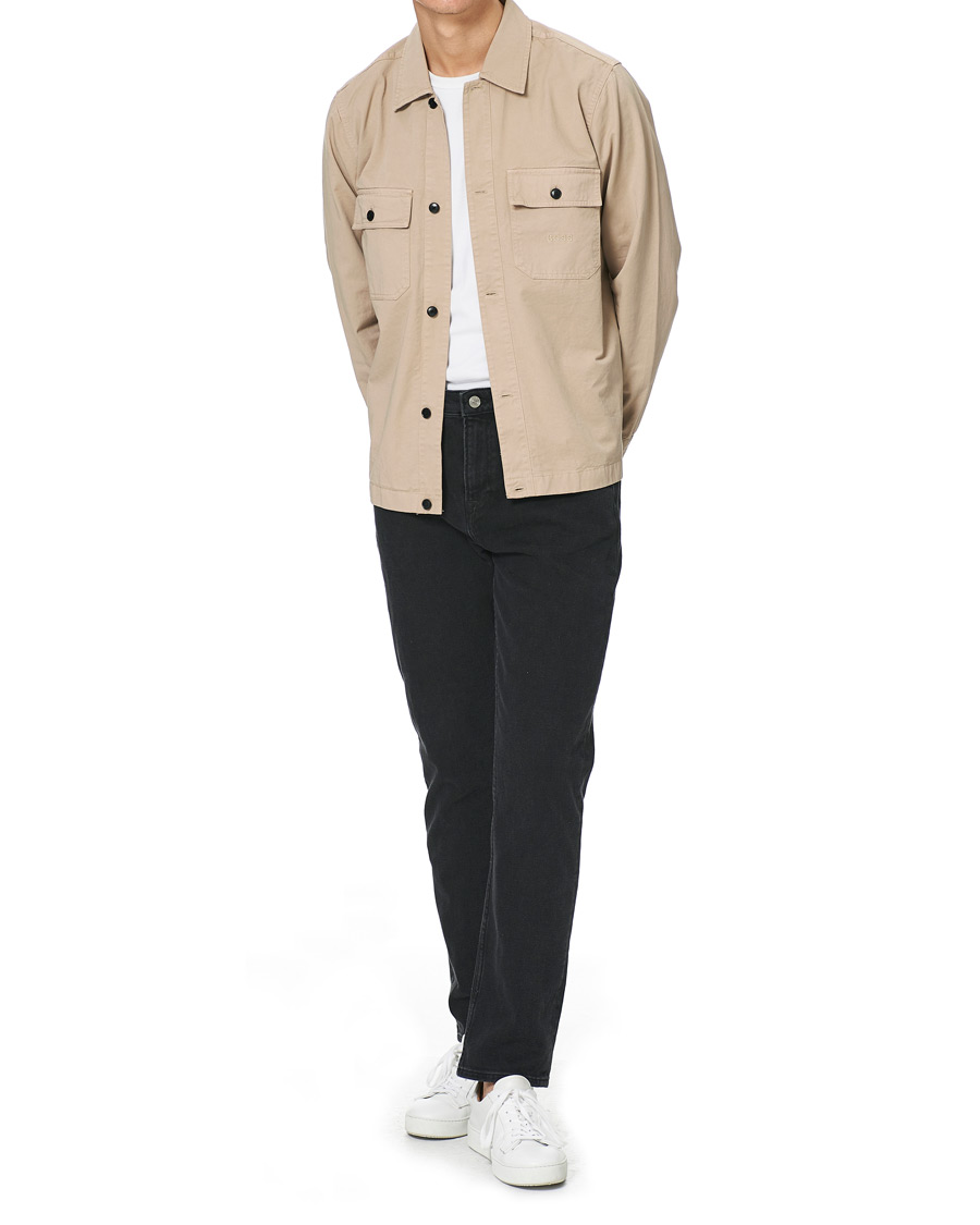 Men | Shirts | BOSS ORANGE | BOSS Casual Lovvo Pocket Overshirt Light Beige