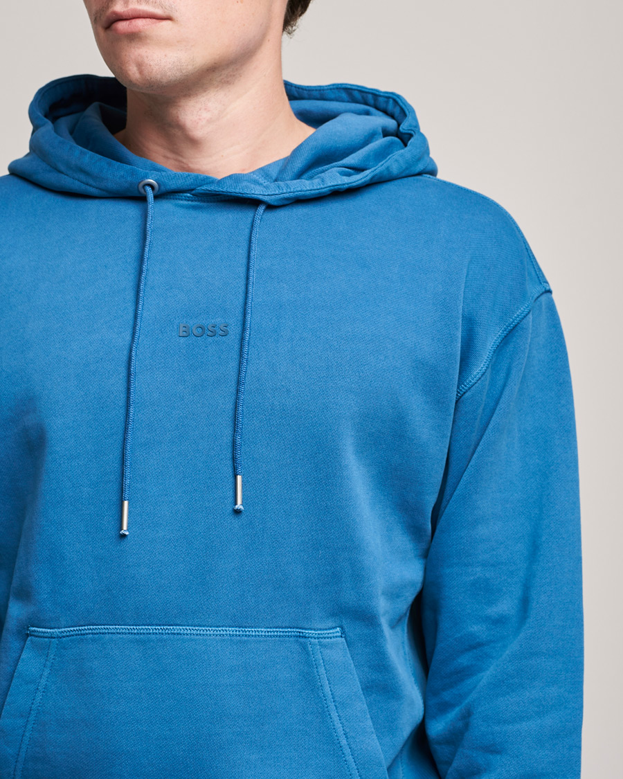 Men | Sweaters & Knitwear | BOSS ORANGE | BOSS Casual Wefadehoody Hoodie Medium Blue