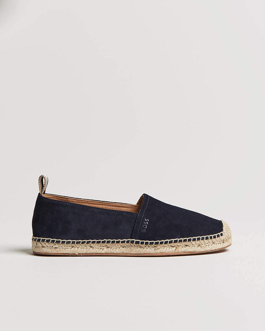 Men | BOSS Madeira Espandrilles Dark Blue | BOSS BLACK | BOSS Madeira Espandrilles Dark Blue