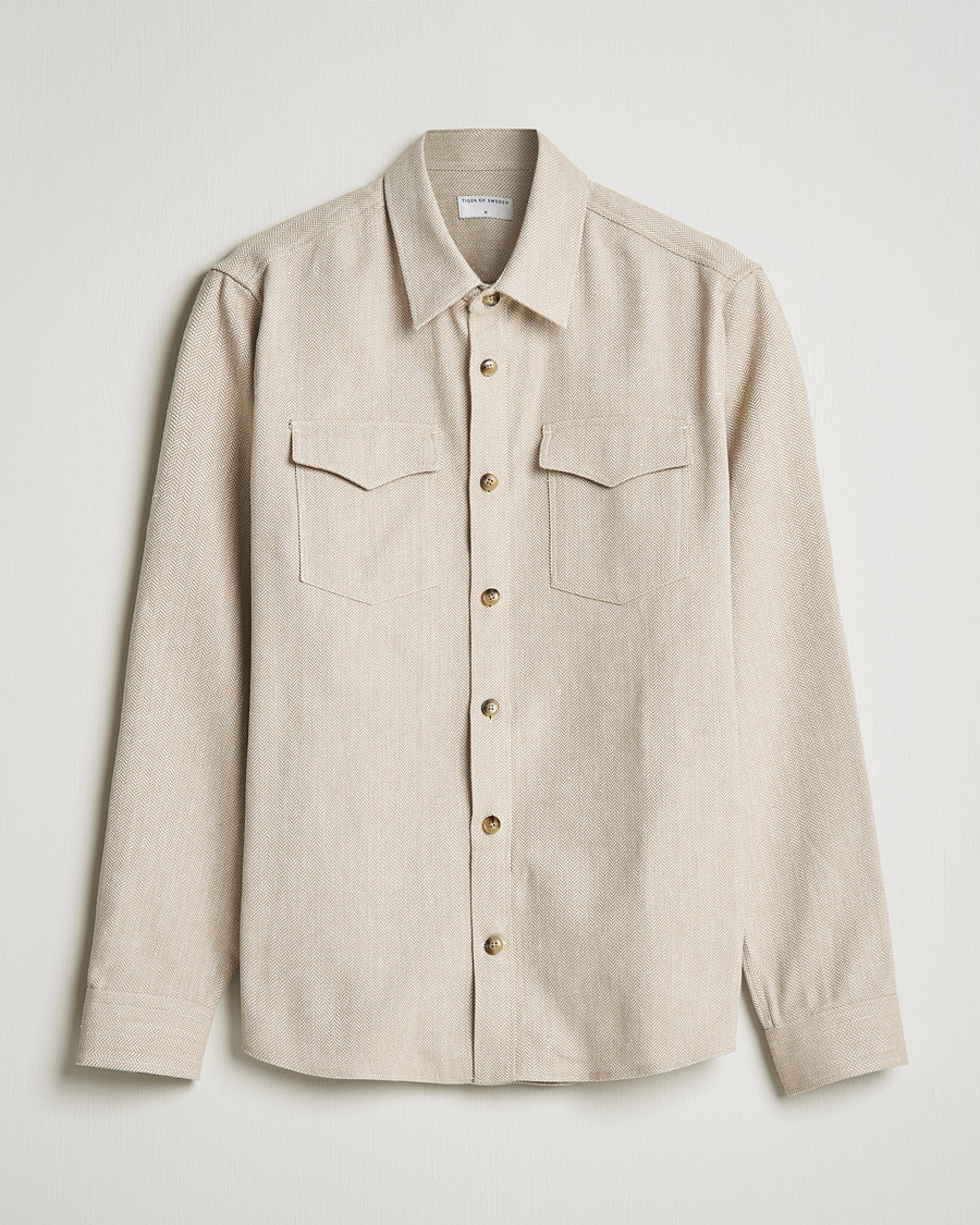 Men | Shirts | Tiger of Sweden | Arnoup Overshirt Feather