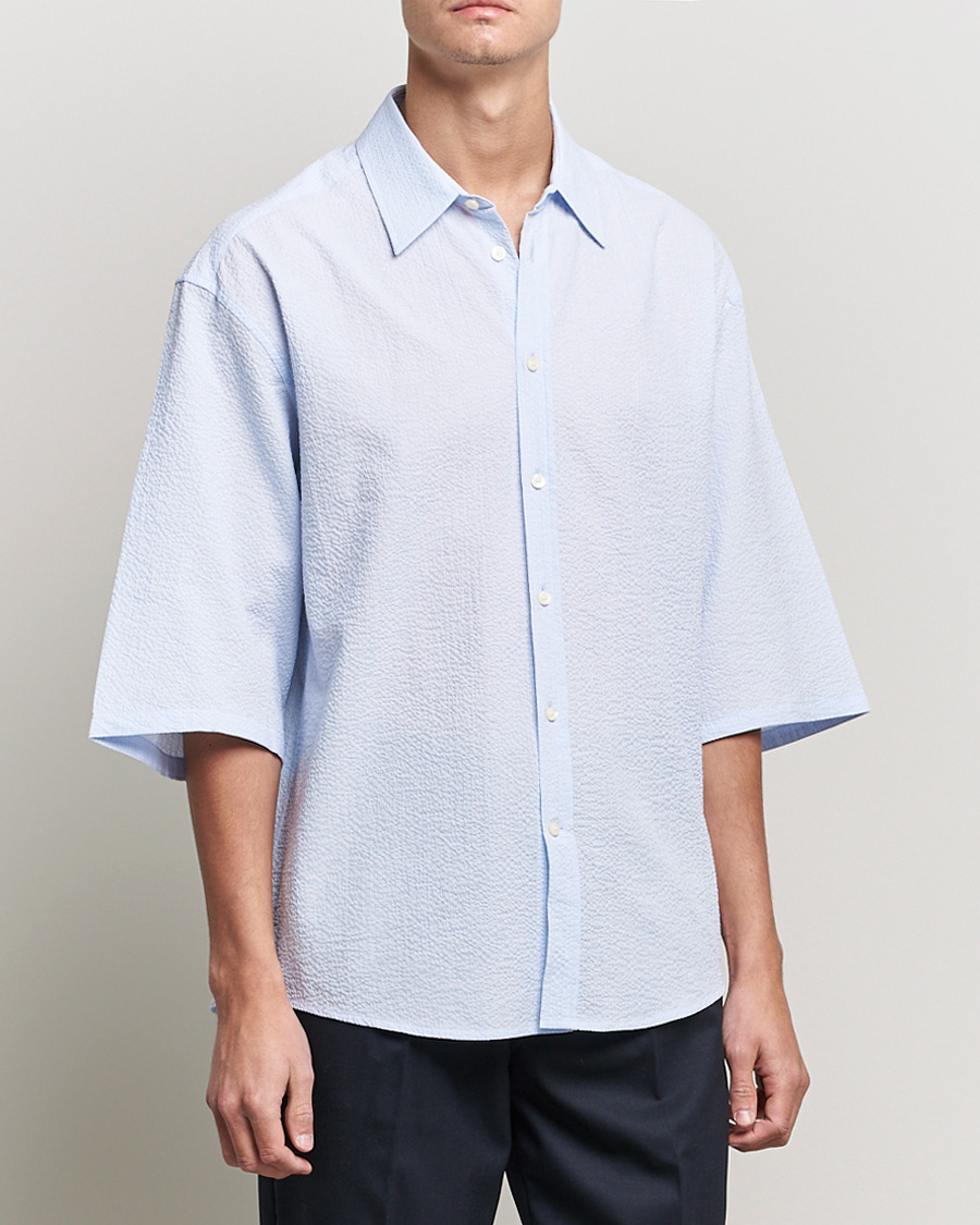 Men | Shirts | Tiger of Sweden | Kevin Short Sleeve Shirt Light blue