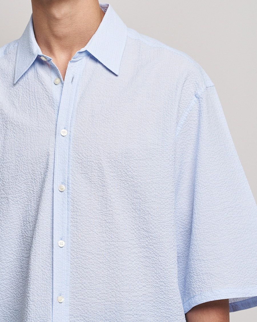 Men | Shirts | Tiger of Sweden | Kevin Short Sleeve Shirt Light blue