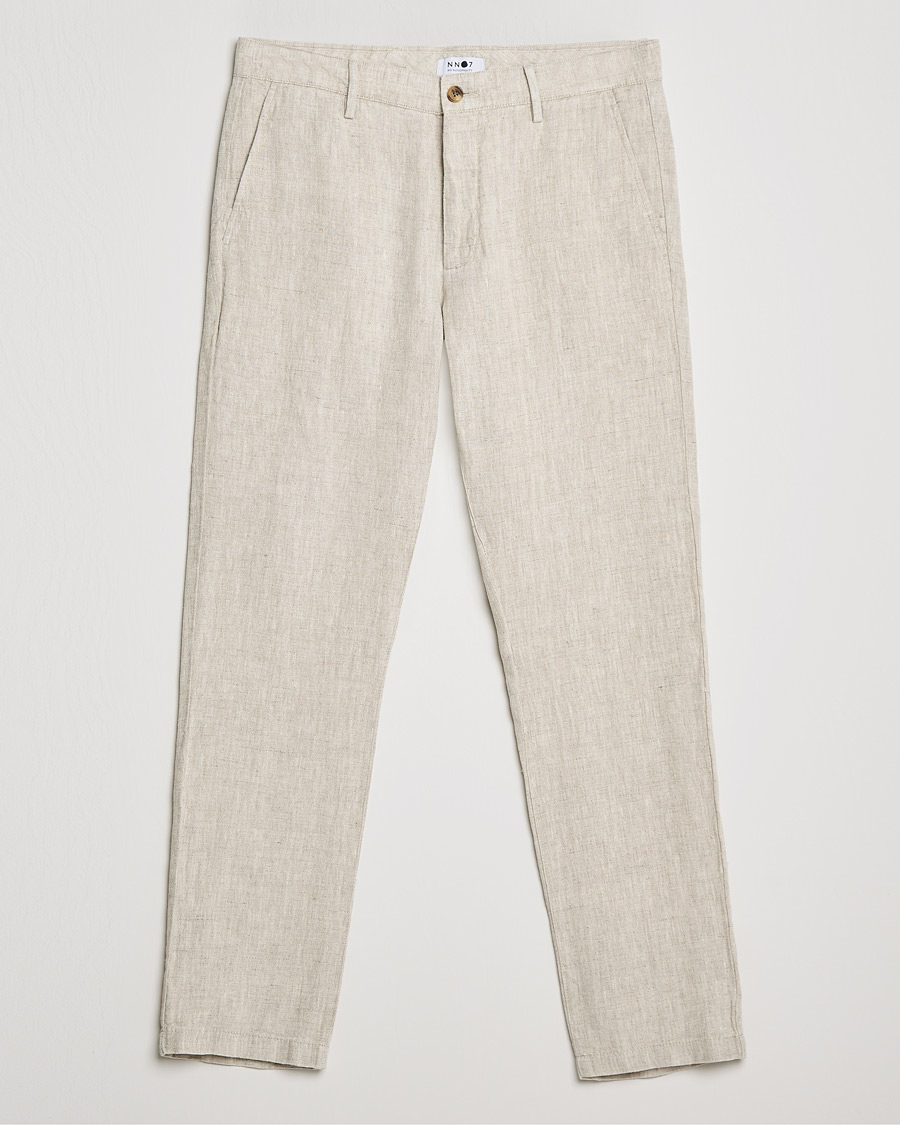 Men | Trousers | NN07 | Karl Linen Trousers Oat