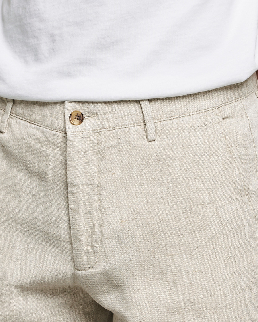 Men | Trousers | NN07 | Karl Linen Trousers Oat
