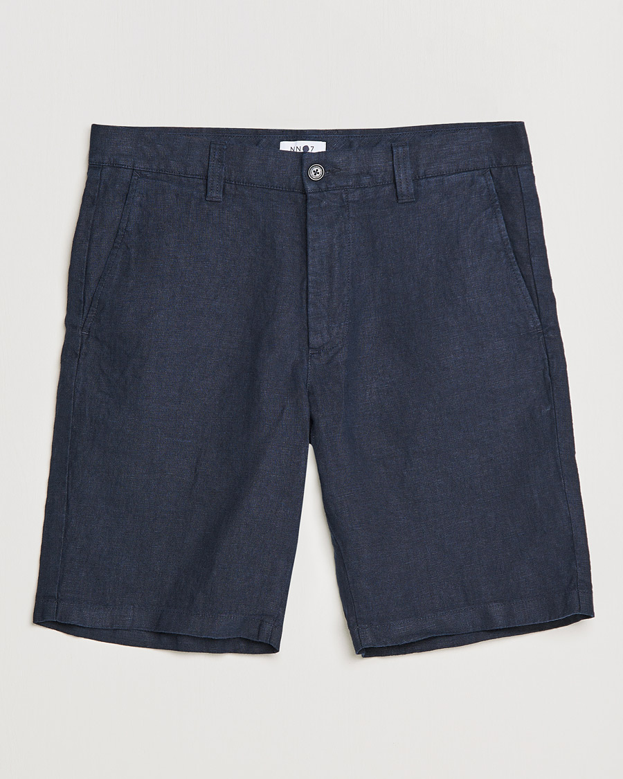 Men | Shorts | NN07 | Crown Linen Shorts Navy
