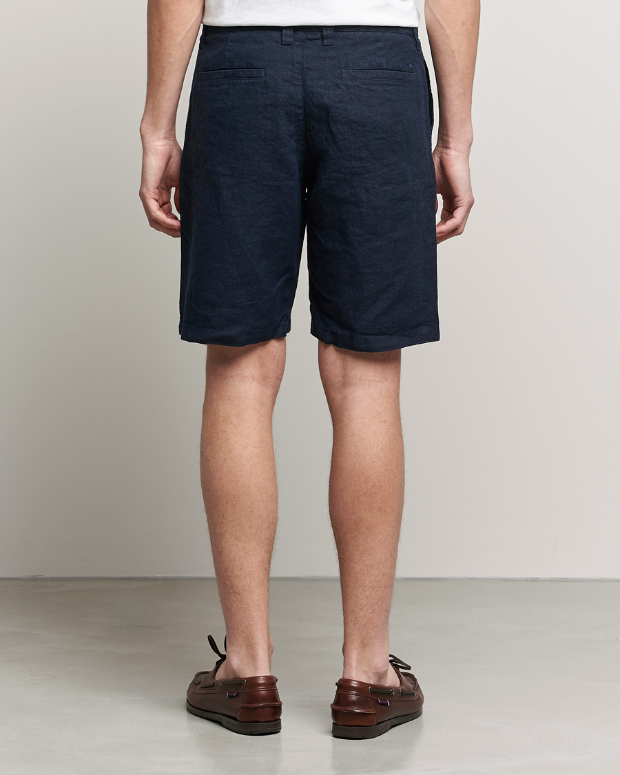 Men | Shorts | NN07 | Crown Linen Shorts Navy