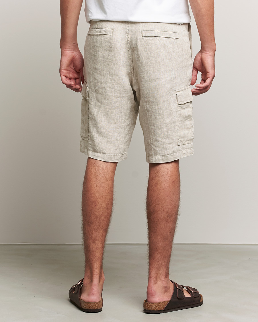 Men | Shorts | NN07 | Arnie Cargo Linen Shorts Oat