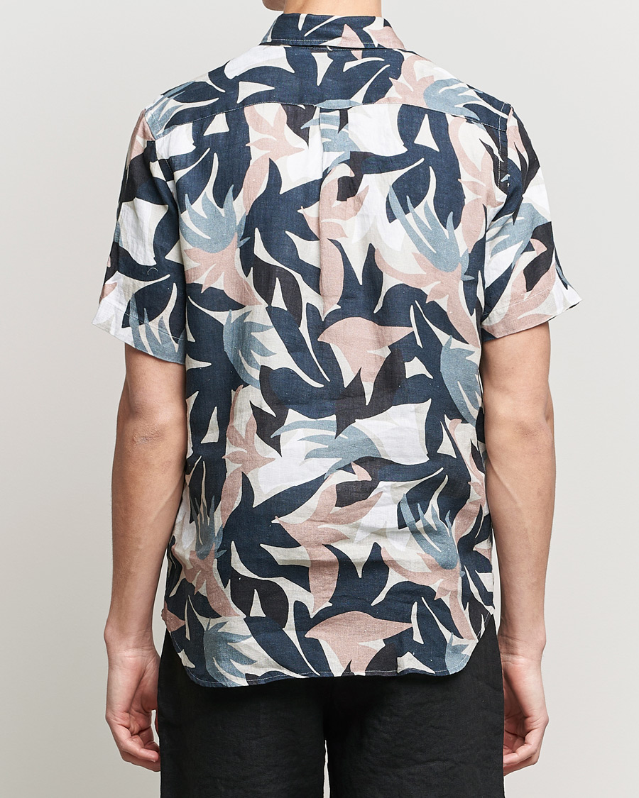 Men | Shirts | NN07 | Tyrion Printed Short Sleeve Shirt Nougat Print