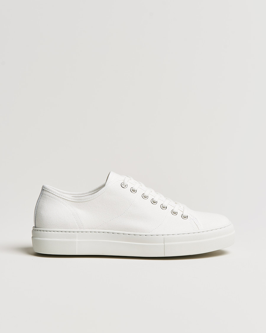 Men | J.Lindeberg Art Signature Canvas Sneaker White | J.Lindeberg | Art Signature Canvas Sneaker White