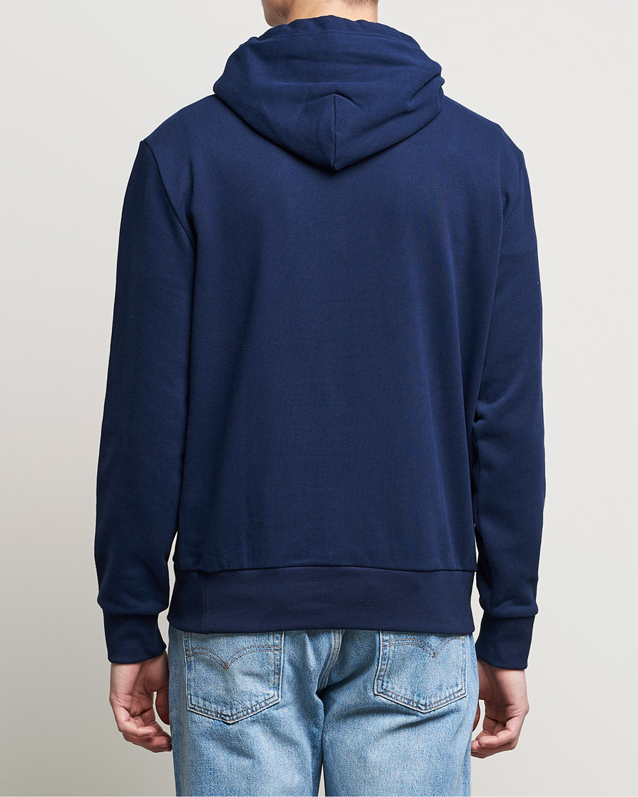 Men | Sweaters & Knitwear | Polo Ralph Lauren | Fleece Retro Logo Hoodie Cruise Navy