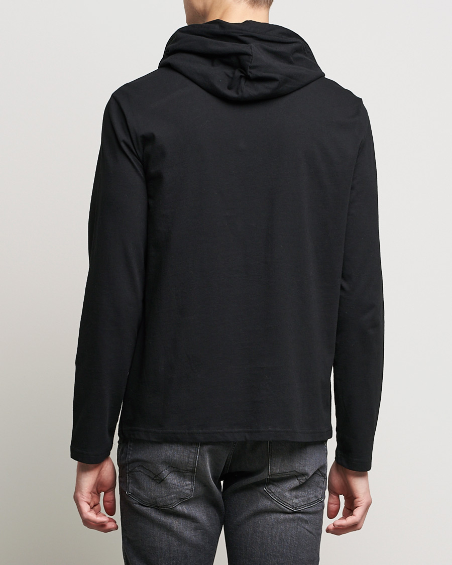 Men | T-Shirts | Polo Ralph Lauren | Long Sleeve Hooded T-Shirt Polo Black
