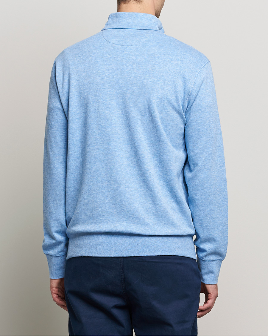 Men | Sweaters & Knitwear | Polo Ralph Lauren | Tech Double Knit Half Zip Isle Heather