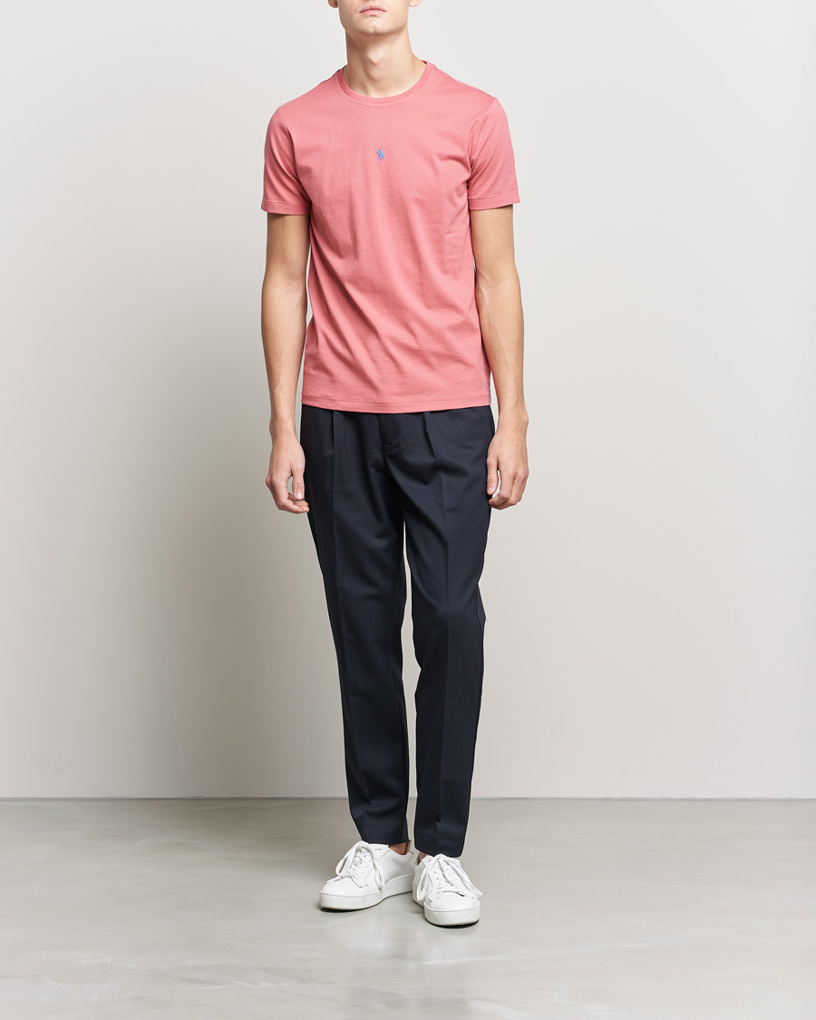 Men | T-Shirts | Polo Ralph Lauren | Chest Crew Neck Tee Adirondack Berry