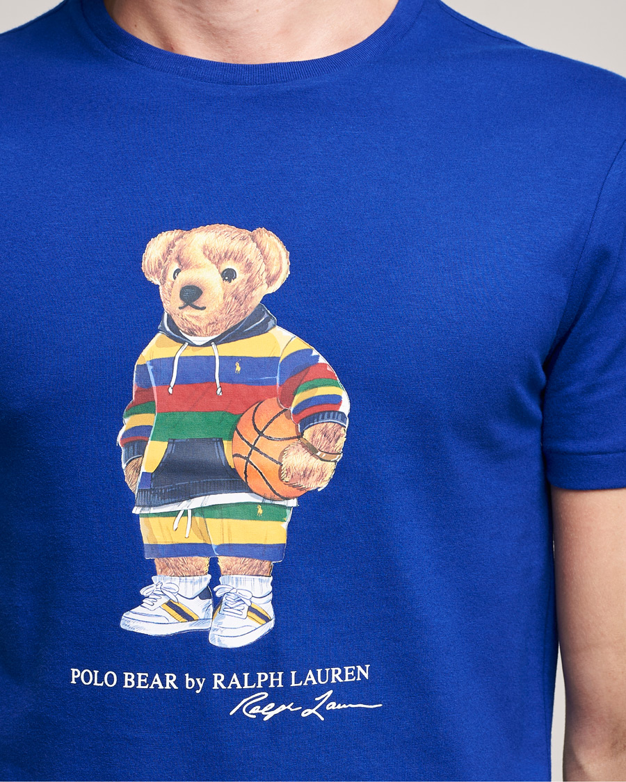 Men | T-Shirts | Polo Ralph Lauren | Printed Active Bear Crew Neck Tee Heritage Royal