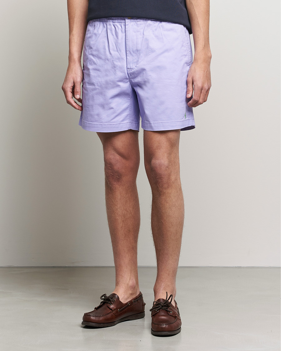 Men | Shorts | Polo Ralph Lauren | Prepster Twill Drawstring Shorts Sky Lavender
