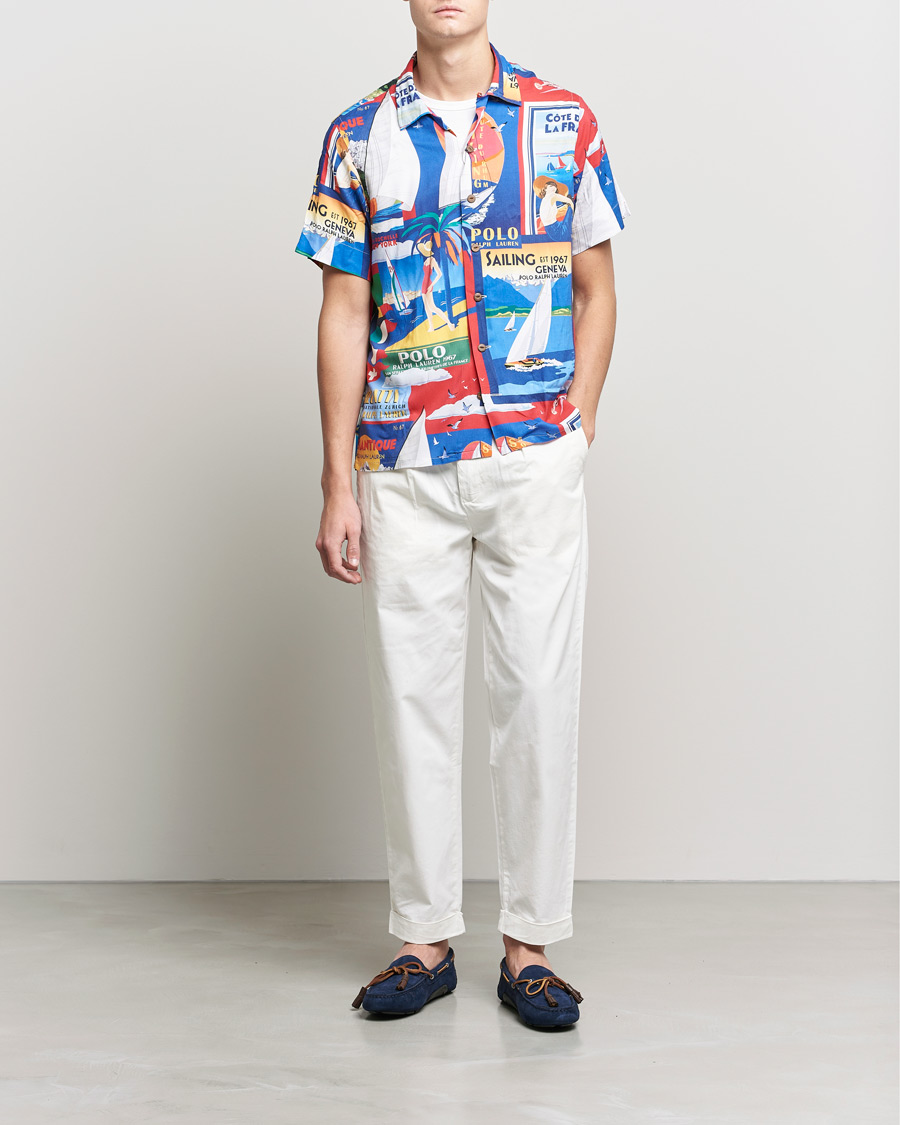 Men | Trousers | Polo Ralph Lauren | Featherweight Twill Trousers Deckwash White