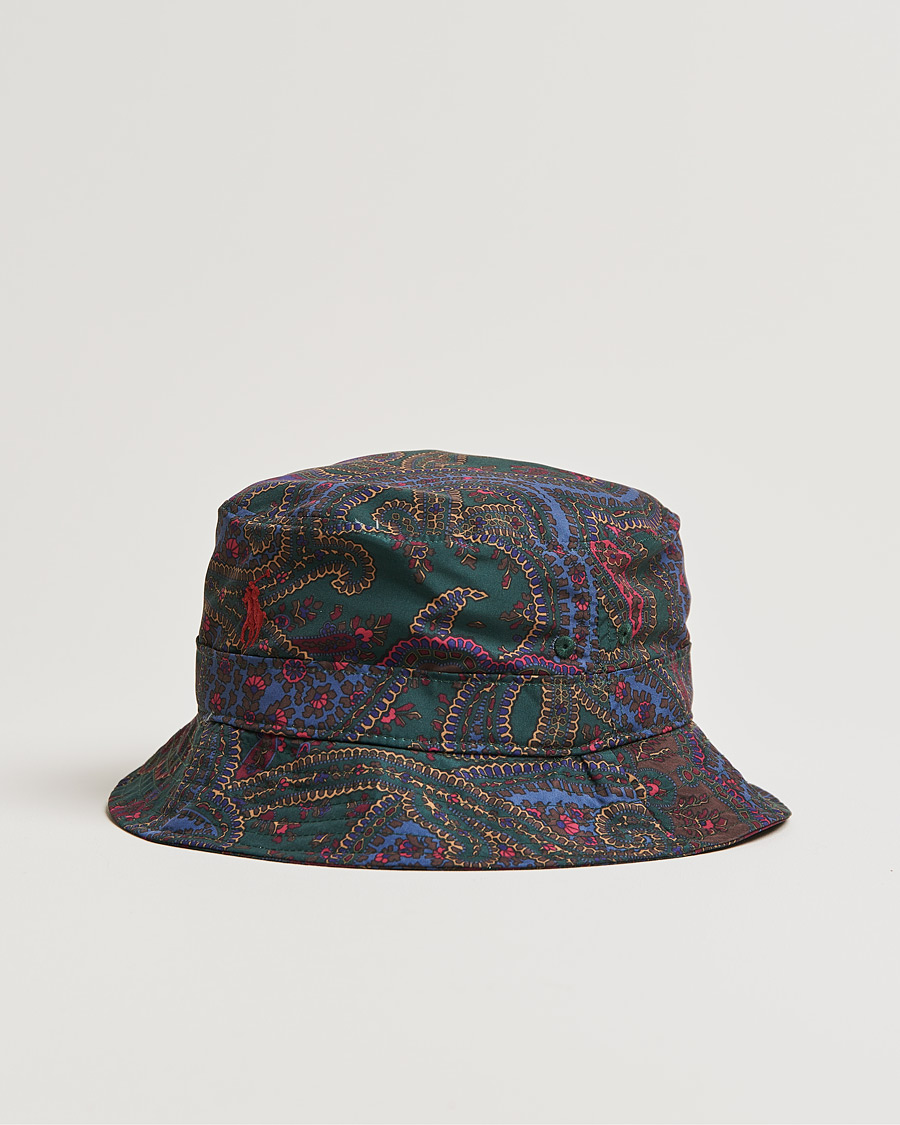 Men | Polo Ralph Lauren Paisley Bucket Hat Navy | Polo Ralph Lauren | Paisley Bucket Hat Navy