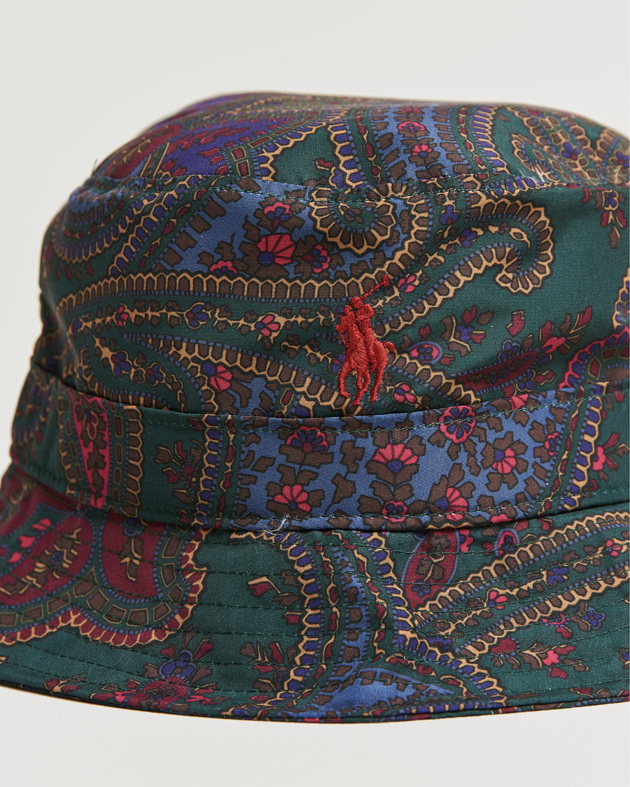 Men | Polo Ralph Lauren Paisley Bucket Hat Navy | Polo Ralph Lauren | Paisley Bucket Hat Navy