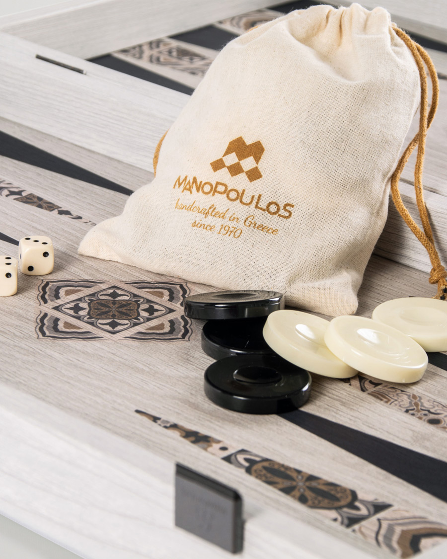 Men | Games | Manopoulos | Wooden Creative Moroccan Mosaic Backgammon